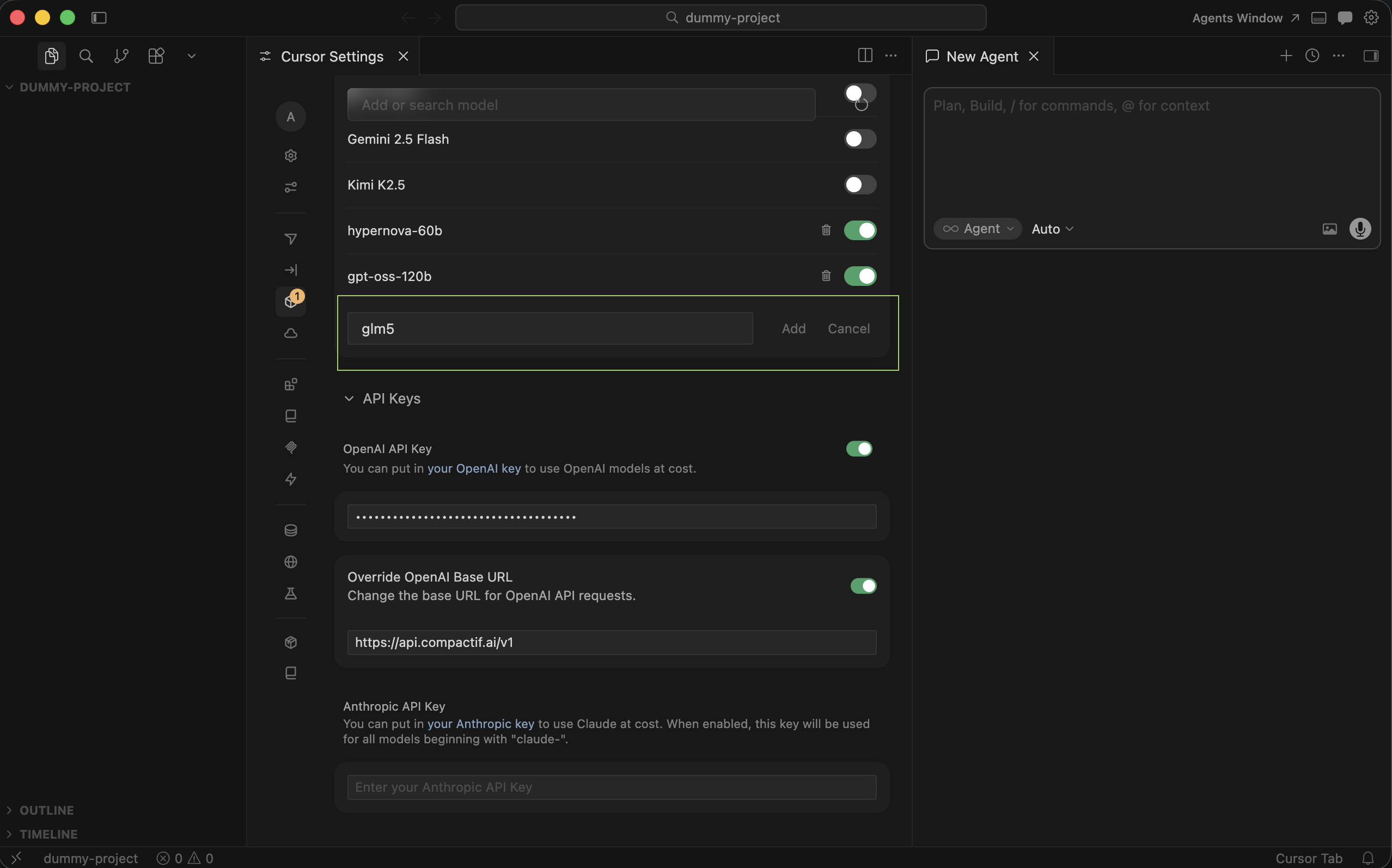 Custom model id example