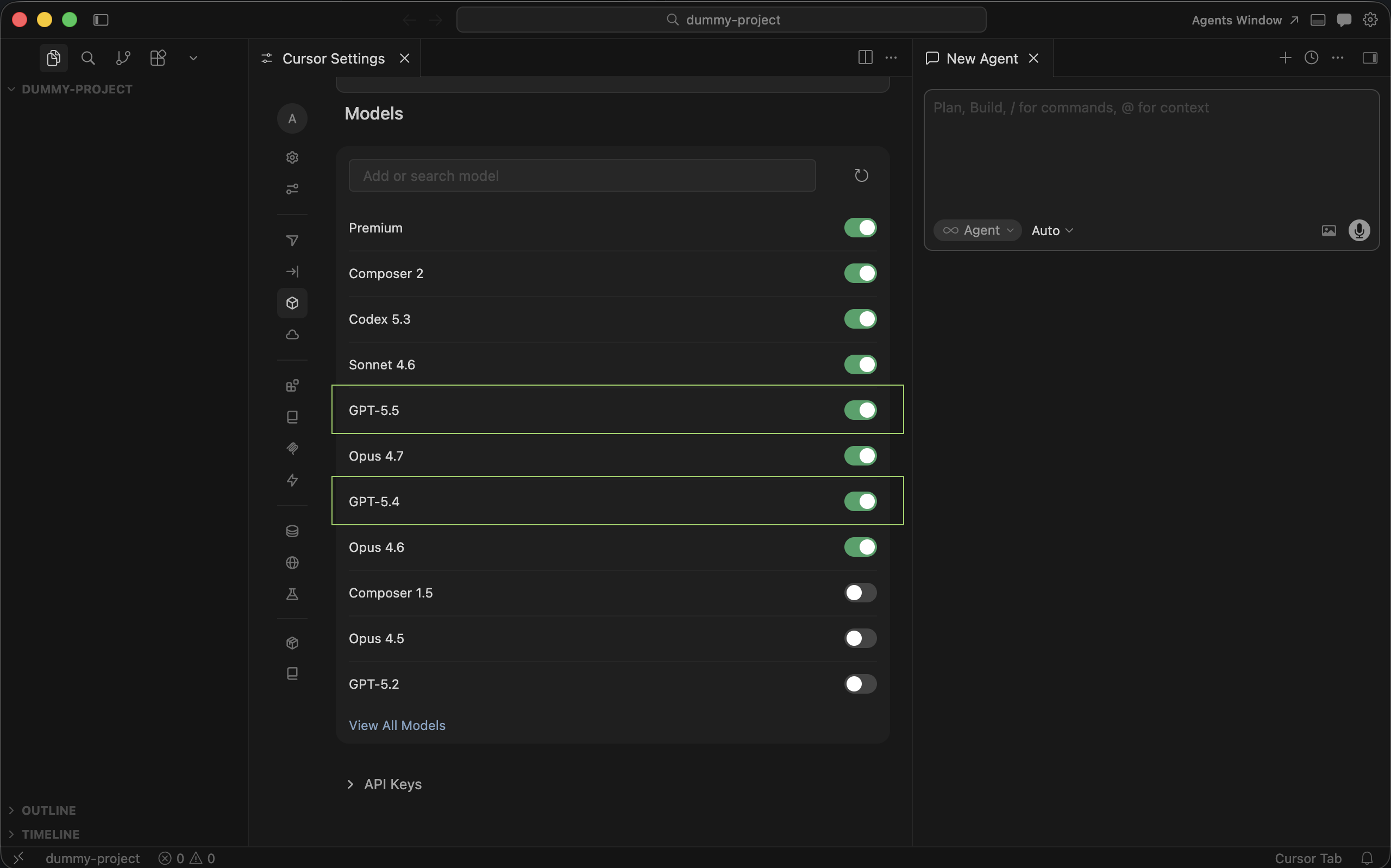Disable GPT models in the list