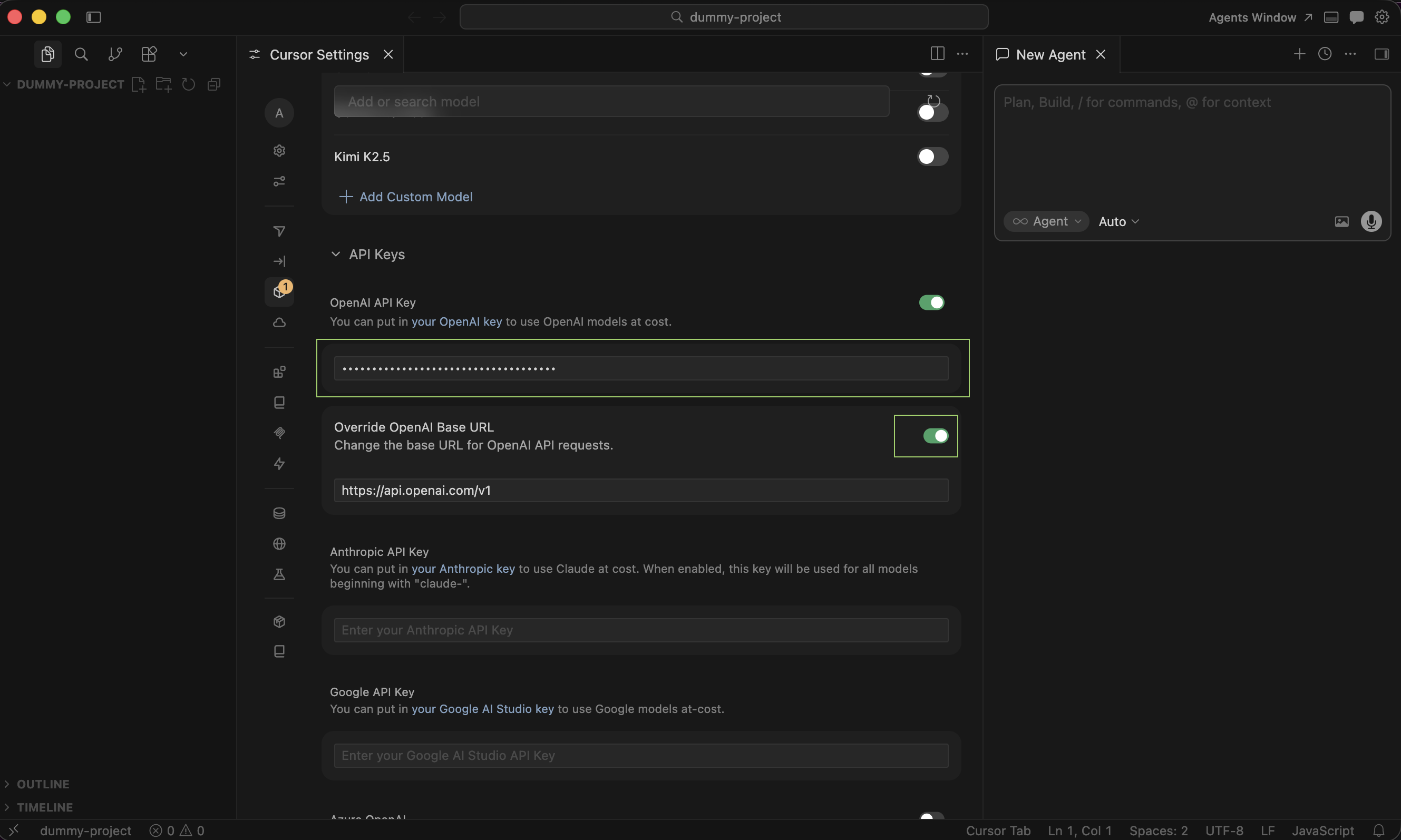 CompactifAI API key and Override OpenAI Base URL